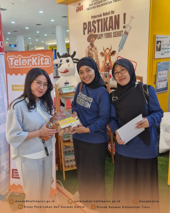 Kaltim Fair 2025 Hari Kedua DPKH Kaltim Lakukan Demo Pengujian Lab dan Edukasi Inseminasi Buatan