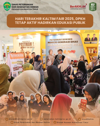 Hari Terakhir Kaltim Fair 2025, DPKH Tetap Aktif Hadirkan Edukasi Publik