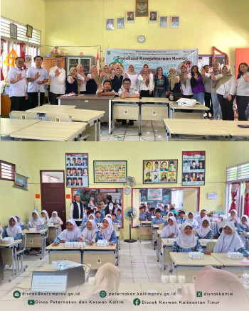 DPKH Kaltim Edukasi Siswa SD tentang Kesejahteraan Hewan