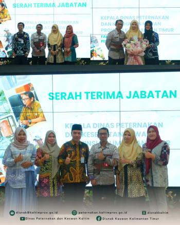 Serah Terima Jabatan Kepala DPKH Kaltim Periode 2022–2025