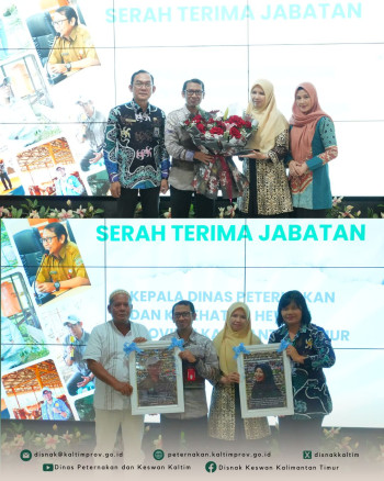 Serah Terima Jabatan Kepala DPKH Kaltim Periode 2022–2025