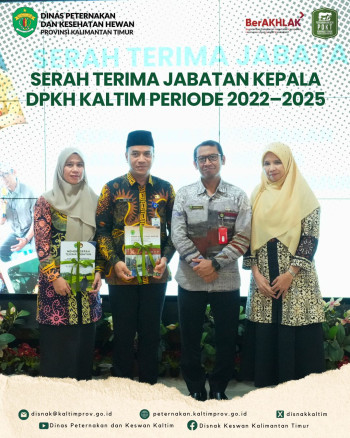 Serah Terima Jabatan Kepala DPKH Kaltim Periode 2022–2025