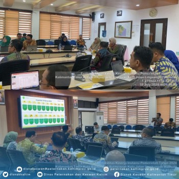 Evaluasi Sakip Tahun 2024 DPKH Prov. Kaltim Mendapat 