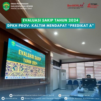 Evaluasi Sakip Tahun 2024 DPKH Prov. Kaltim Mendapat 