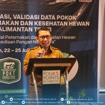 Pertemuan Verifikasi, Validasi, Data Pokok dan Data Fungsi Peternakan dan Kesehatan Hewan Provinsi Kalimantan Timur