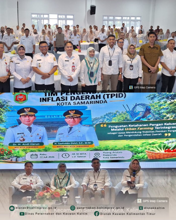 Kepala DPKH Kaltim Paparkan Peran Sektor Peternakan dalam Capacity Building Penguatan Ketahanan Pangan
