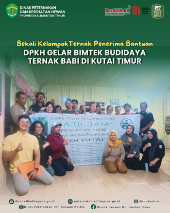 DPKH Kaltim Bekali Penerima Bantuan dengan Bimtek Budidaya Ternak Babi di Kutai Timur