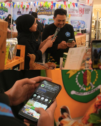 Hari ke-3 Stan DPKH Sosialisasi Pelayanan Publik dan Urban Farming Ramaikan Stan DPKH Kaltim