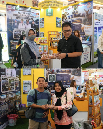 Hari ke-3 Stan DPKH Sosialisasi Pelayanan Publik dan Urban Farming Ramaikan Stan DPKH Kaltim