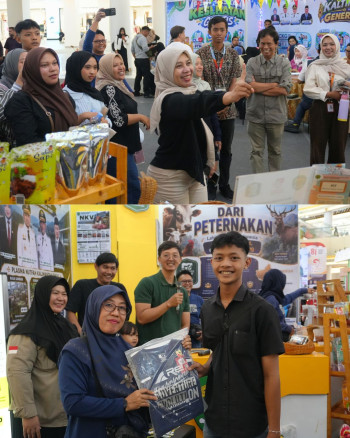 Hari ke-3 Stan DPKH Sosialisasi Pelayanan Publik dan Urban Farming Ramaikan Stan DPKH Kaltim