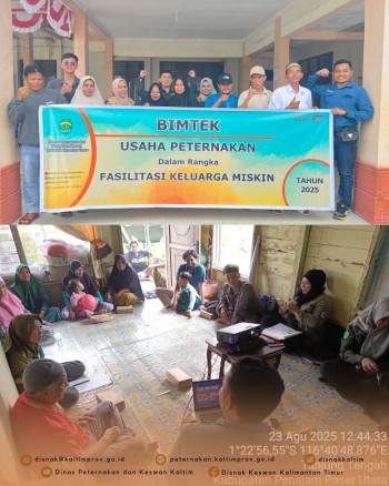 Bimtek Usaha Peternakan Dukung Program Pengentasan Kemiskinan di PPU