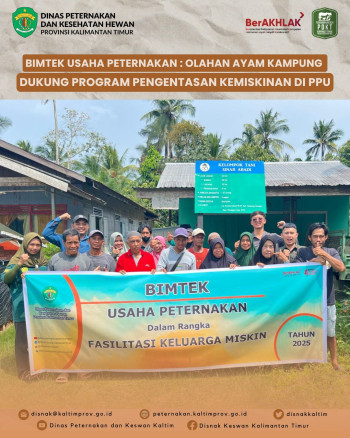Bimtek Usaha Peternakan Dukung Program Pengentasan Kemiskinan di PPU
