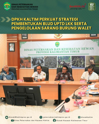 DPKH Kaltim Perkuat Strategi Pembentukan BLUD UPTD LKK serta Pengelolaan Sarang Burung Walet 