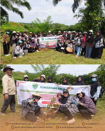 Dharma Wanita Persatuan (DWP) DPKH Kaltim Lakukan Kunjungan Kerja Ke UPTD PTHPT di Kabupaten PPU