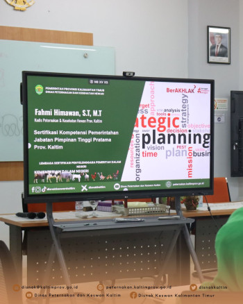 Kepala DPKH Kaltim Ikuti Sertifikasi Pemerintahan Jabatan Pimpinan Tinggi Pratama Provinsi Kaltim