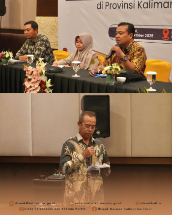 DPKH Kaltim Gelar Rapat Koordinasi dan Evaluasi Lalu Lintas Produk Hewan di Samarinda