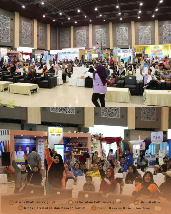 DPKH Kaltim Edukasi Pencegahan Rabies di Panggung Utama Kaltim Expo 2025