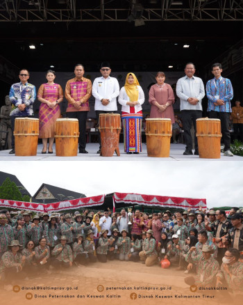 Wakil Gubernur Kaltim Resmi Tutup PEDA XI Petani Nelayan di Taman Budaya Sendawar, Kutai Barat
