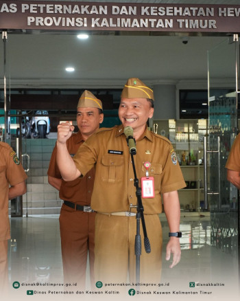DPKH Kaltim Gelar Serah Terima Jabatan, Arief Murdiyatno Resmi Menjabat Kepala Dinas