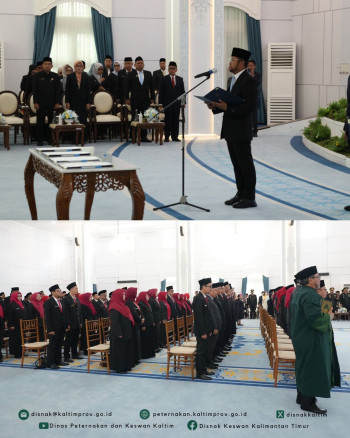 Penetapan Kepala Dinas Definitif DPKH Kaltim