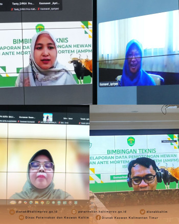 DPKH Gelar BIMTEK Refreshing Pelaporan Data Pemotongan Hewan dan AMPM ISIKHNAS UNTUK TINGKATKAN AKURASI DATA PEMOTONGAN HEWAN