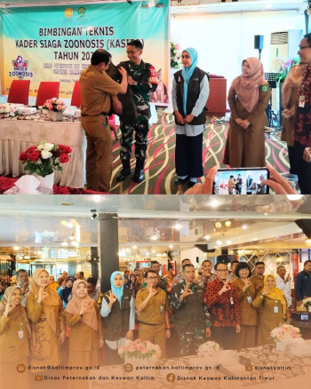 BIMTEK Kader Siaga Zoonosis, DPKH Kaltim Bentuk Tim Pengendalian Zoonosis di Masyarakat