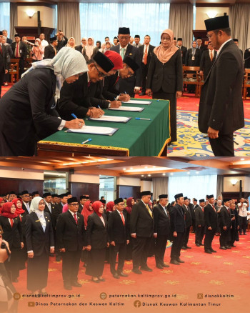 Pelantikan Pejabat Pemprov Kaltim: Tiga Pejabat DPKH Resmi Dilantik Mengemban Amanah Baru